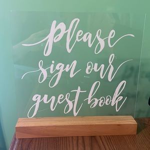 Wedding sign